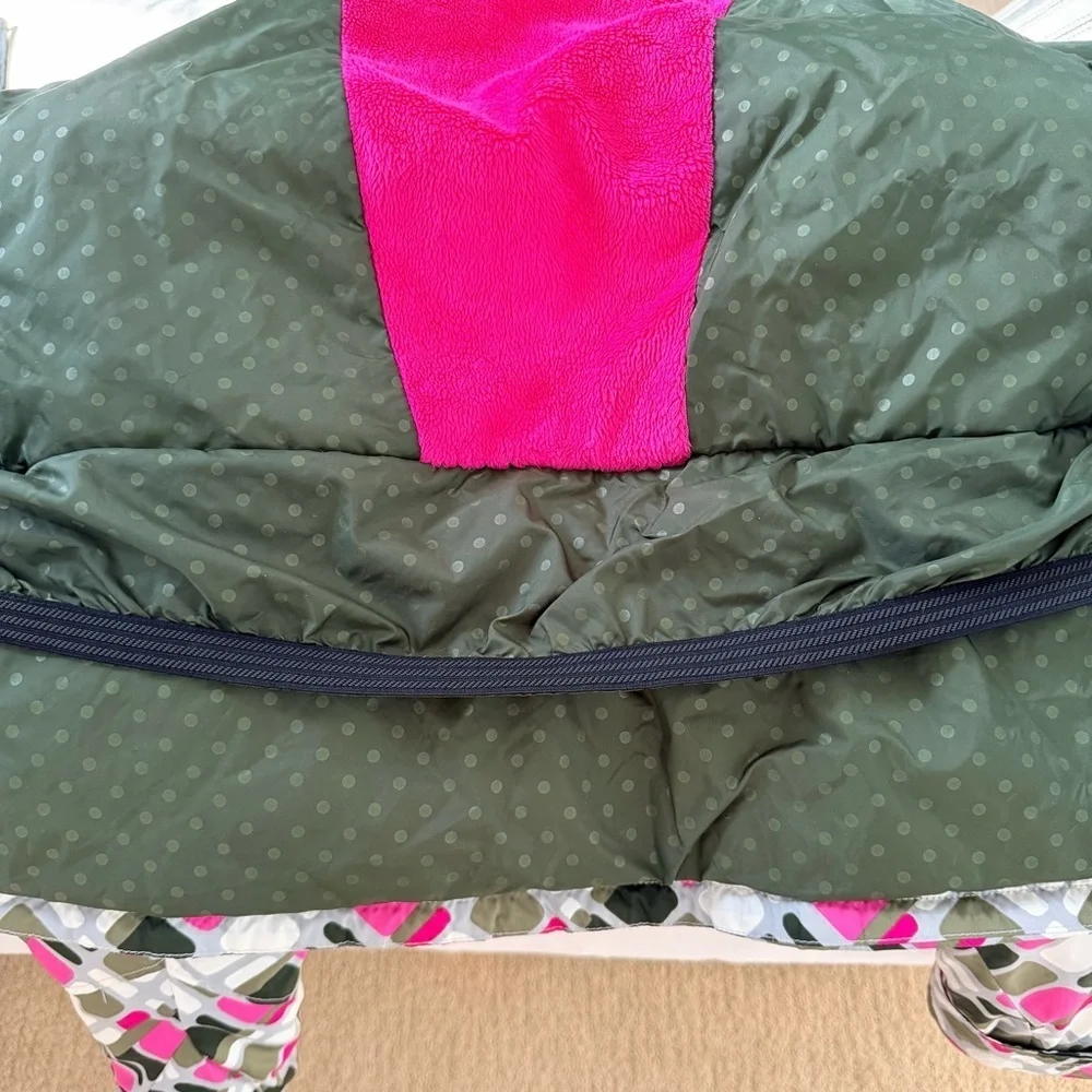Columbia Kids Puffer Jacket - Pink, Green, and White
